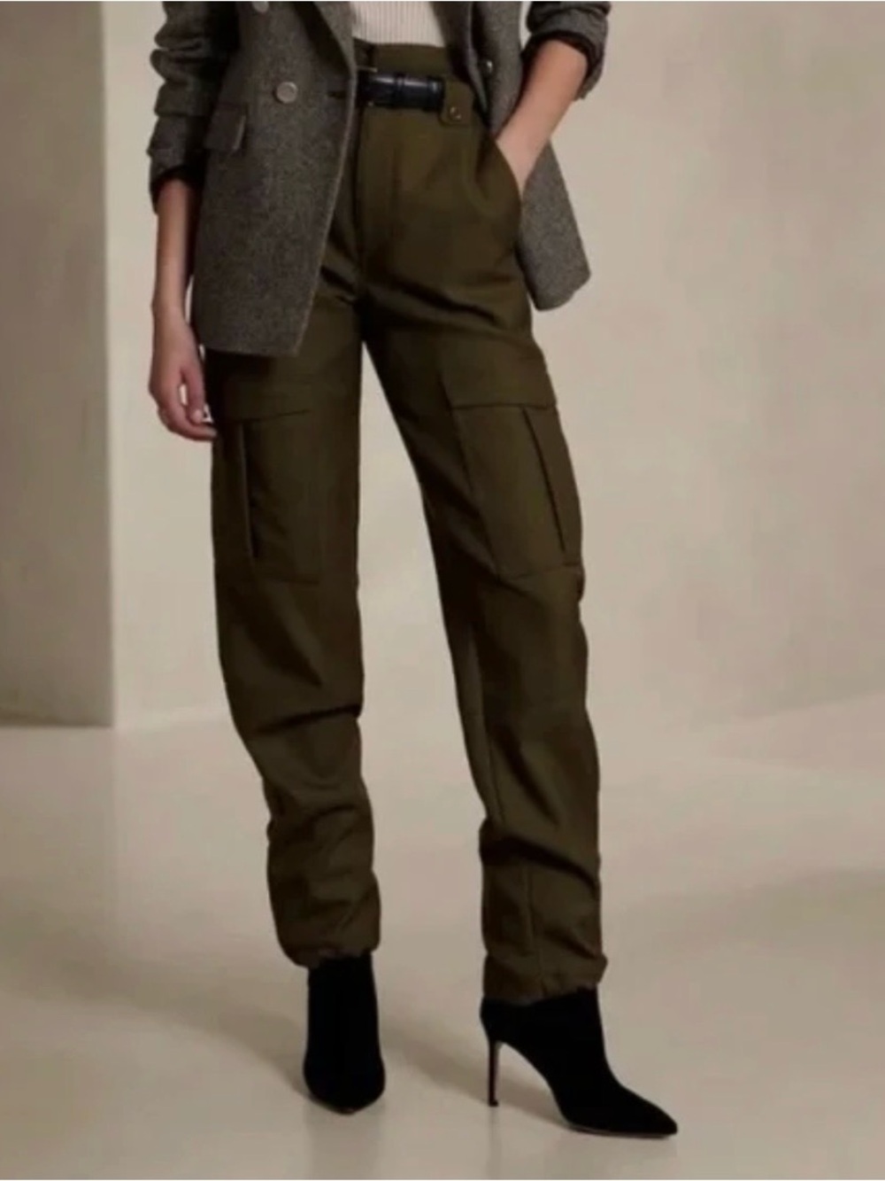 Banana Republic Lido Wool Cargo Pant